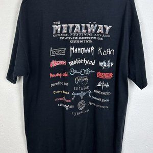 00s Vintage Metalway Festival 2005 Short Sleeve T-shirt